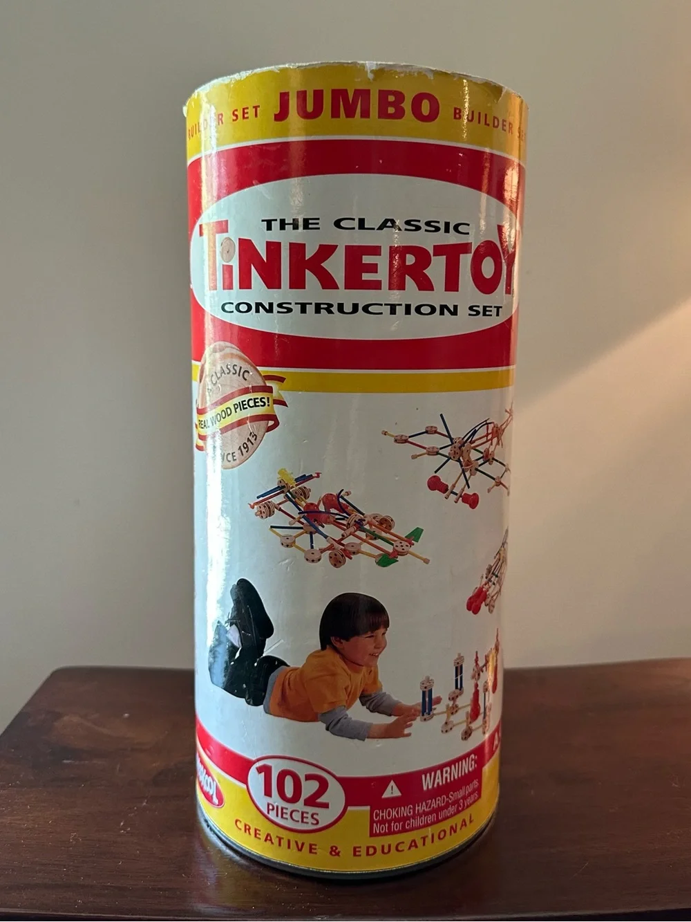 Tinker toys • Jumbo set • wooden and plastic • kids